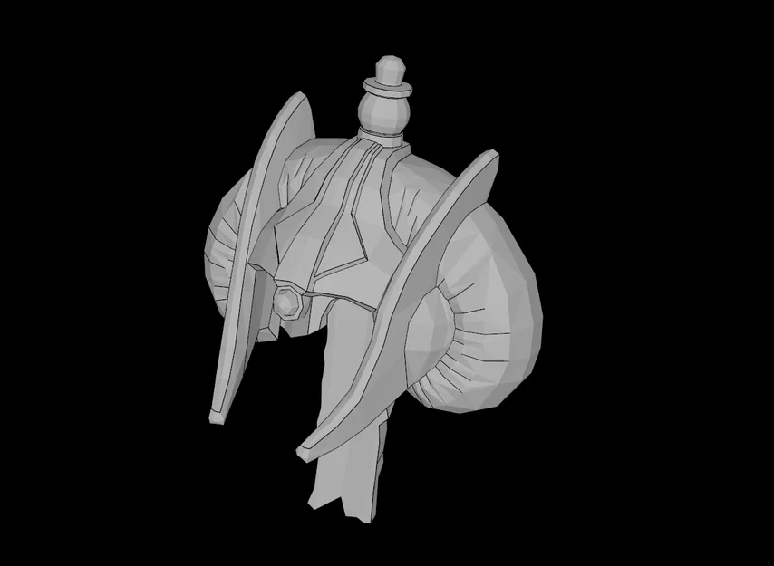 Mô hình tóc kèm mũ trùm đầu phong cách Queen Amidala cho Lego - Image 1