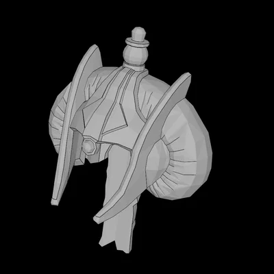 Mô hình tóc kèm mũ trùm đầu phong cách Queen Amidala cho Lego