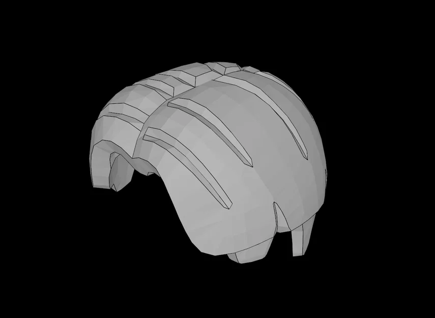 Tóc minifig kiểu đầu nấm rẽ ngôi giữa tương thích Lego - Image 1