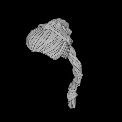 Phụ kiện tóc đuôi sam tết cho nhân vật Lego Minifig