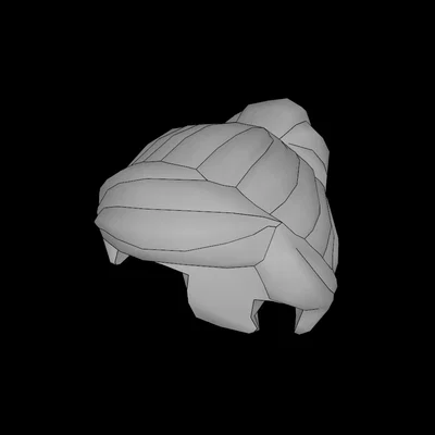 Mẫu tóc đuôi ngựa (Ponytail) in 3D tương thích với Lego Minifig