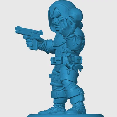 Mô hình Zartan phong cách Chibi cho người hâm mộ G.I. Joe