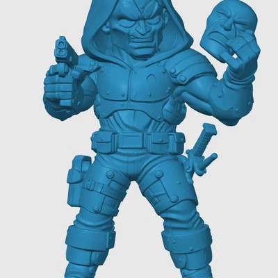 Mô hình Zartan phong cách Chibi cho người hâm mộ G.I. Joe