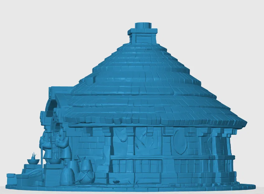 Túp lều người lùn (Dwarven Hutt) - Mô hình cảnh quan cho game - Image 2