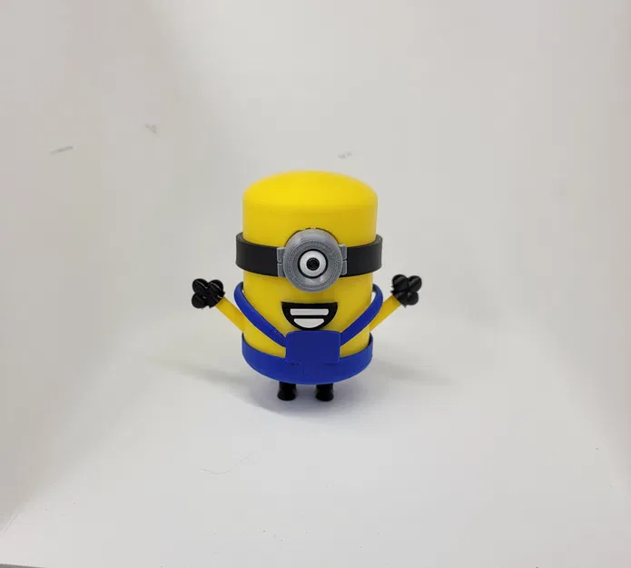 Mô hình Minion để bàn in 3D - Không cần keo, không cần AMS/MMU - Image 1