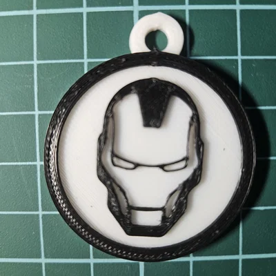 Móc khóa logo Ironman Marvel