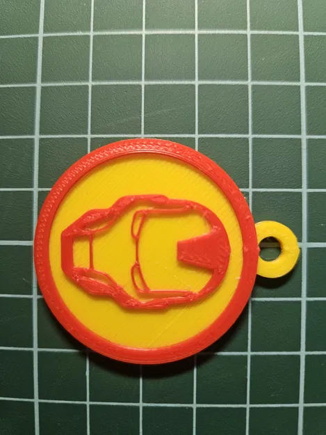 Móc khóa logo Ironman Marvel - Image 2