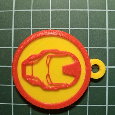 Móc khóa logo Ironman Marvel