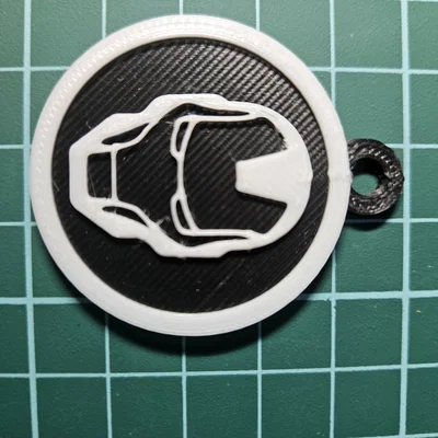Móc khóa logo Ironman Marvel