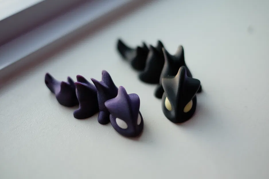 Rồng mini khớp nối 3D: Mẫu in dễ thương, làm nam châm hoặc móc khóa - Image 3