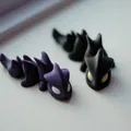 Rồng mini khớp nối 3D: Mẫu in dễ thương, làm nam châm hoặc móc khóa - Thumbnail 3