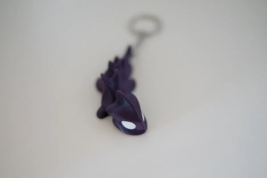 Rồng mini khớp nối 3D: Mẫu in dễ thương, làm nam châm hoặc móc khóa - Image 4