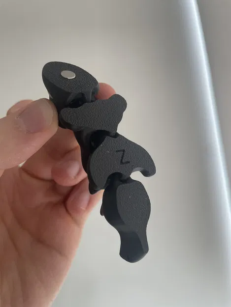 Rồng mini khớp nối 3D: Mẫu in dễ thương, làm nam châm hoặc móc khóa - Image 6