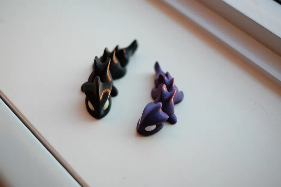 Rồng mini khớp nối 3D: Mẫu in dễ thương, làm nam châm hoặc móc khóa - Image 8