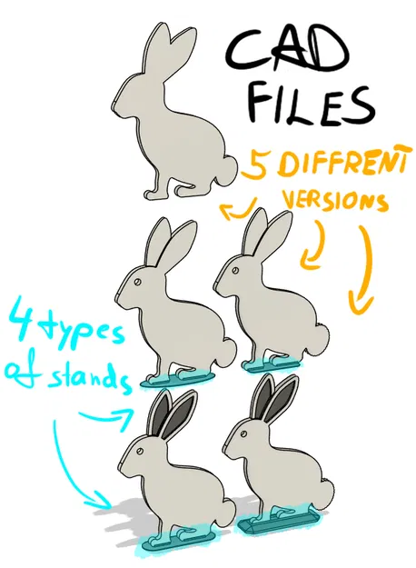 Mô hình chú thỏ trang trí họa tiết tổ ong cho lễ Phục sinh - Image 3