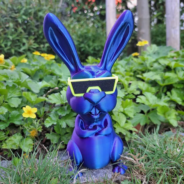 Mô hình EXTRUDR Easter Bunny 2017 kèm kính mát và tròng kính riêng biệt - Image 1