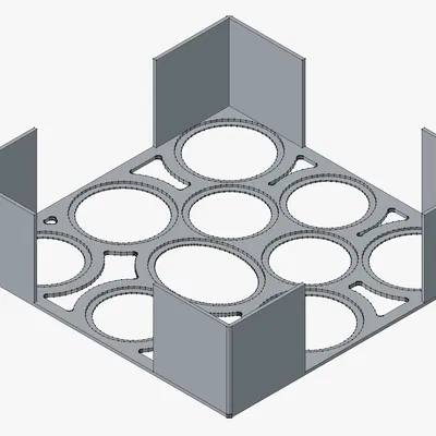 Bộ nâng nắp hộp cho khay đựng quái vật lớn game Mansions of Madness