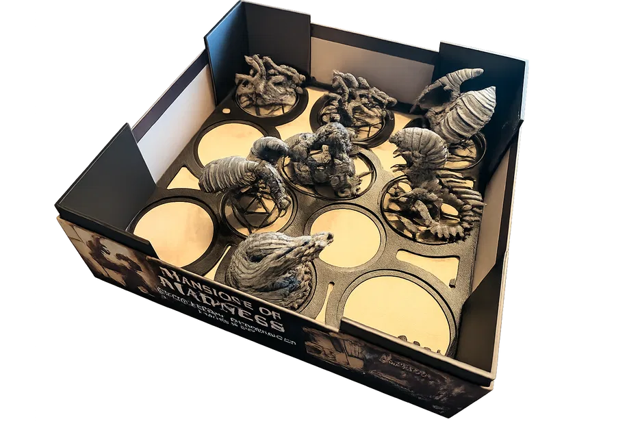 Bộ nâng nắp hộp cho khay đựng quái vật lớn game Mansions of Madness - Image 2