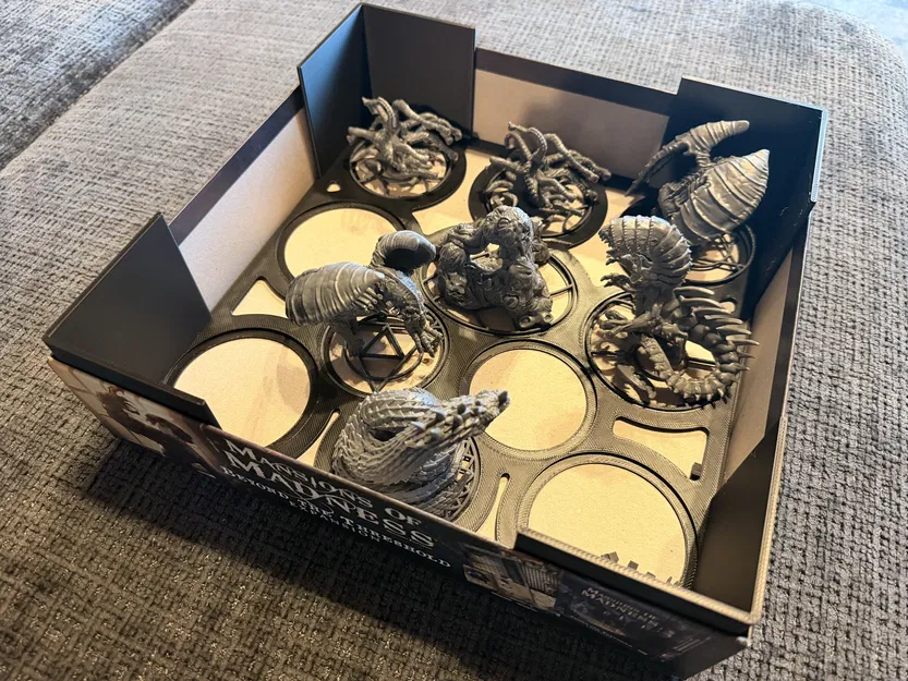 Bộ nâng nắp hộp cho khay đựng quái vật lớn game Mansions of Madness - Image 3