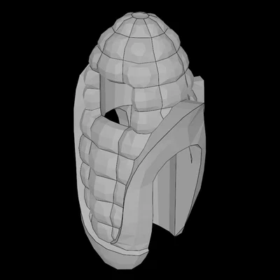 Mô hình nón trái bắp hóa trang cho minifigure LEGO độc đáo