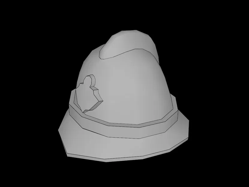 Mũ cảnh sát 3D in cho nhân vật Minifig tương thích LEGO - Image 1