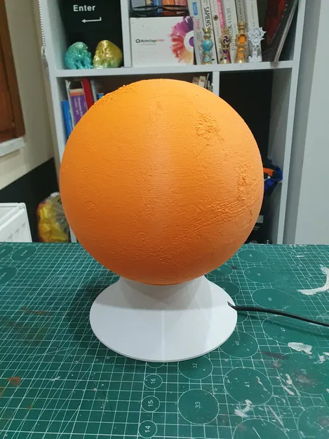 Đèn Sao Hỏa -- Đèn ngủ in 3D -- Bề mặt mô phỏng NASA chân thực - Image 2