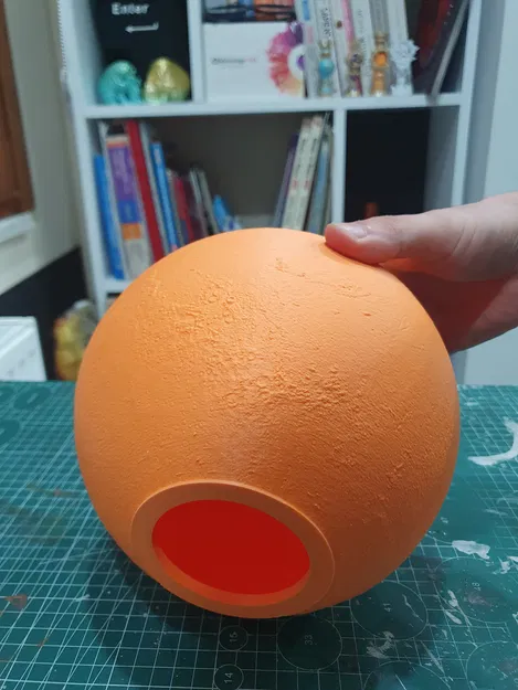 Đèn Sao Hỏa -- Đèn ngủ in 3D -- Bề mặt mô phỏng NASA chân thực - Image 3