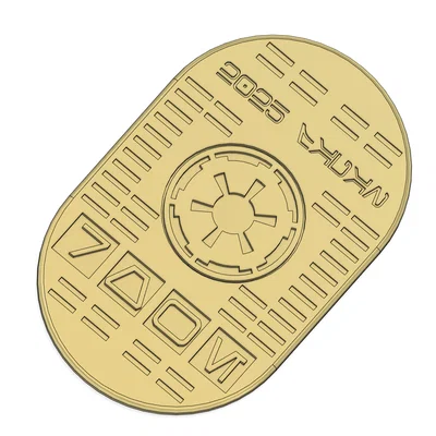Imperial Credit Star Wars - Mô hình tiền xu phong cách Koban độc đáo