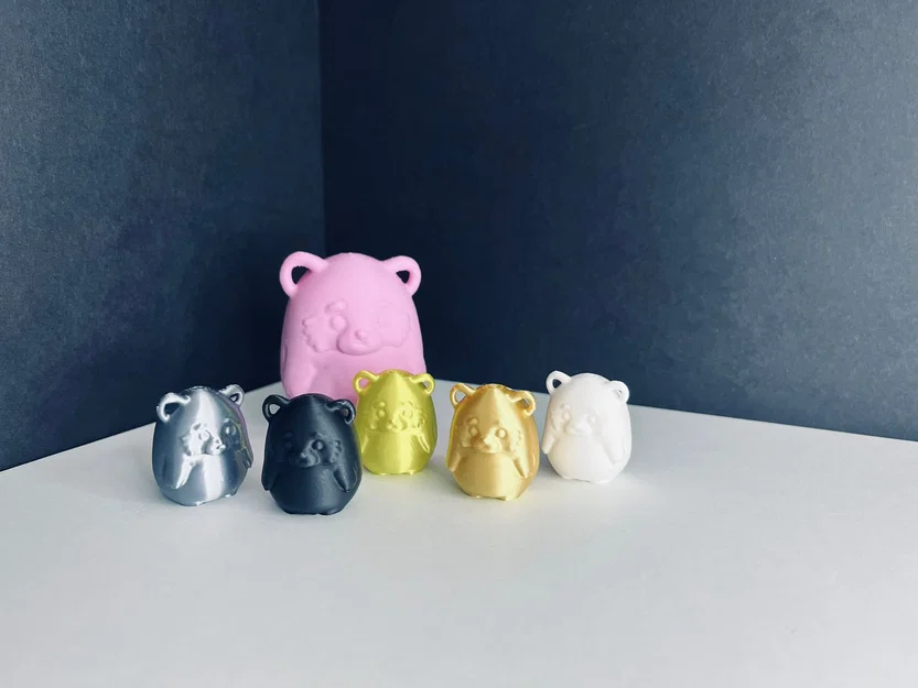 Móc khóa phụ kiện hình gấu trúc đỏ (Red Panda) - Image 1