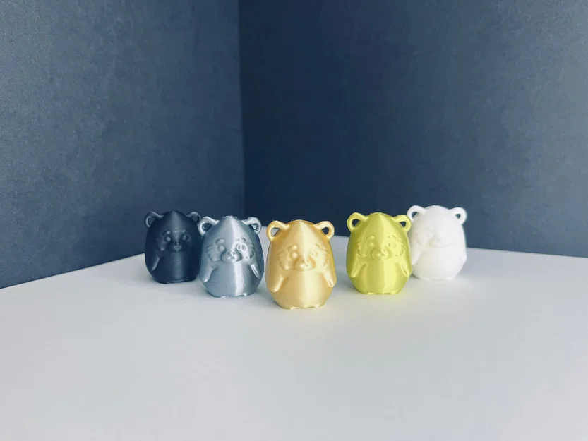 Móc khóa phụ kiện hình gấu trúc đỏ (Red Panda) - Image 2