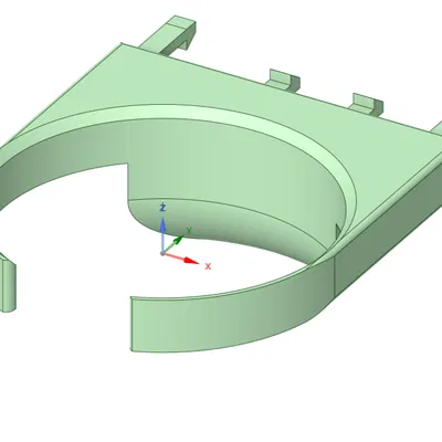 Khay giữ cốc tiện lợi gắn khe gió cho xe Opel Astra H