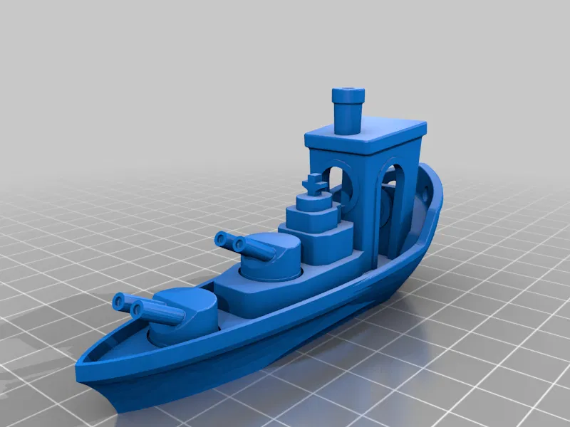 Mô hình Battle Benchy - Phiên bản thuyền chiến cực ngầu cho dân in 3D - Image 1
