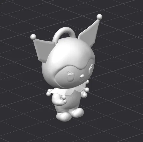 Mô hình Kuromi 3D treo trang trí siêu đáng yêu cho fan Sanrio - Image 1