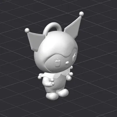 Mô hình Kuromi 3D treo trang trí siêu đáng yêu cho fan Sanrio