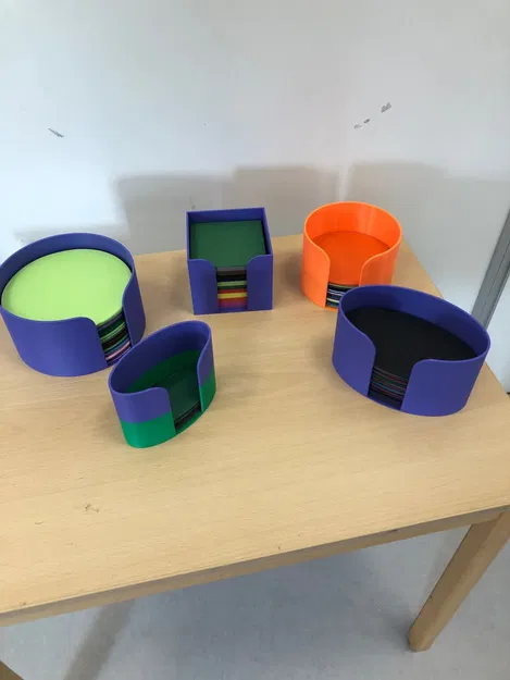 Hộp đựng giấy gấp thủ công (Vouwblaadjes bakjes) - Image 1