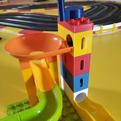 Băng chuyền nâng bi cho Lego Duplo và Hubelino