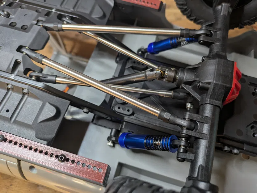 Vanquish VS4-10 - Các linh kiện Chassis / Tháp giảm xóc / Ngàm gắn thân xe / Khay pin - Image 7