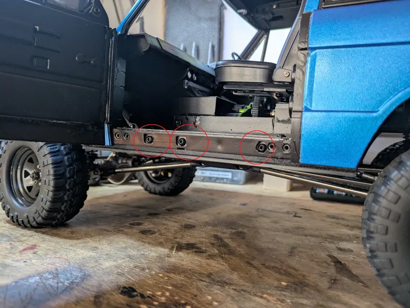 Vanquish VS4-10 - Các linh kiện Chassis / Tháp giảm xóc / Ngàm gắn thân xe / Khay pin - Image 19