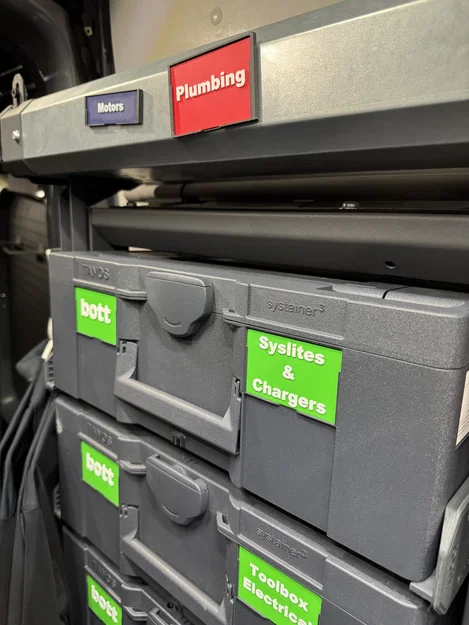 Nhãn dán khe thẻ cho hộp Systainer - Image 2