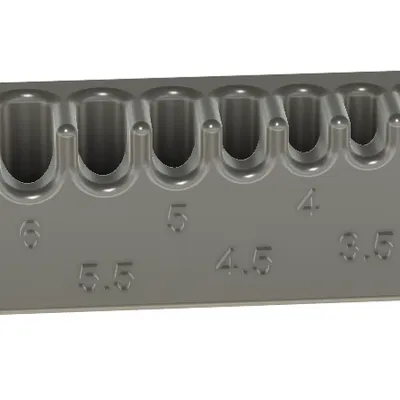 Giá treo lục giác Allen key 13 kích thước gắn tường tiện lợi