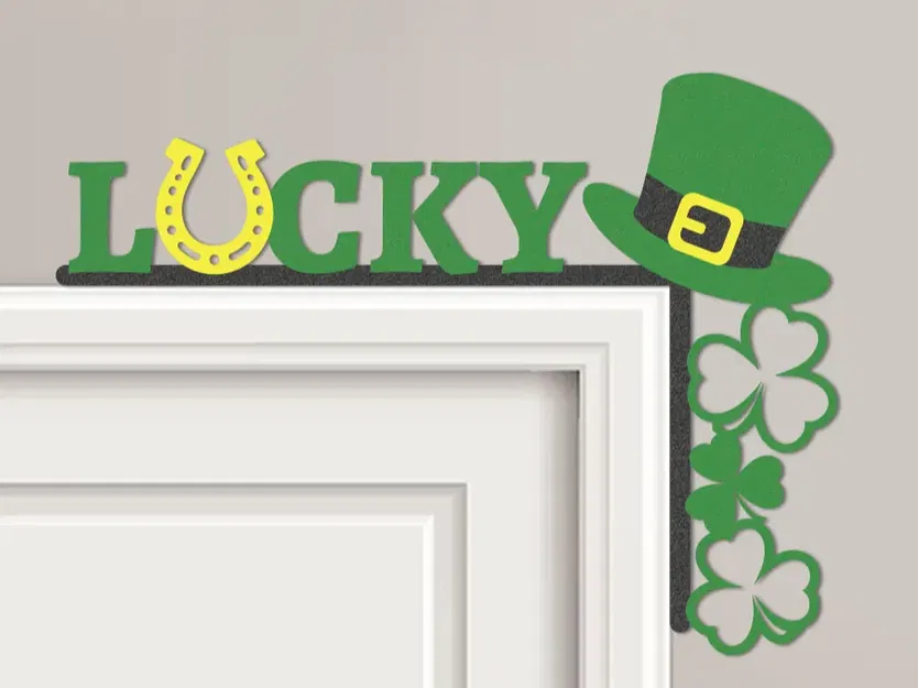 Mô hình trang trí góc cửa Lucky St Patrick's Day - Image 1