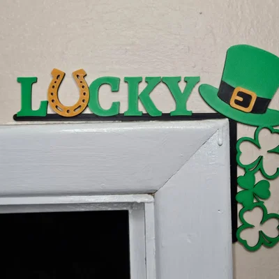 Mô hình trang trí góc cửa Lucky St Patrick's Day