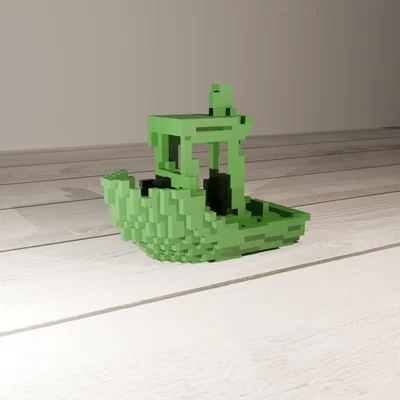 Mô hình Benchy phong cách Minecraft