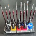 Kệ Đựng Màu Airbrush Kèm Giá Cắm Cọ - Thumbnail 1