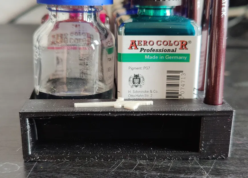 Kệ Đựng Màu Airbrush Kèm Giá Cắm Cọ - Image 3