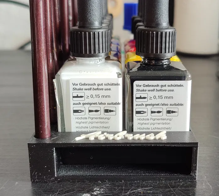 Kệ Đựng Màu Airbrush Kèm Giá Cắm Cọ - Image 4