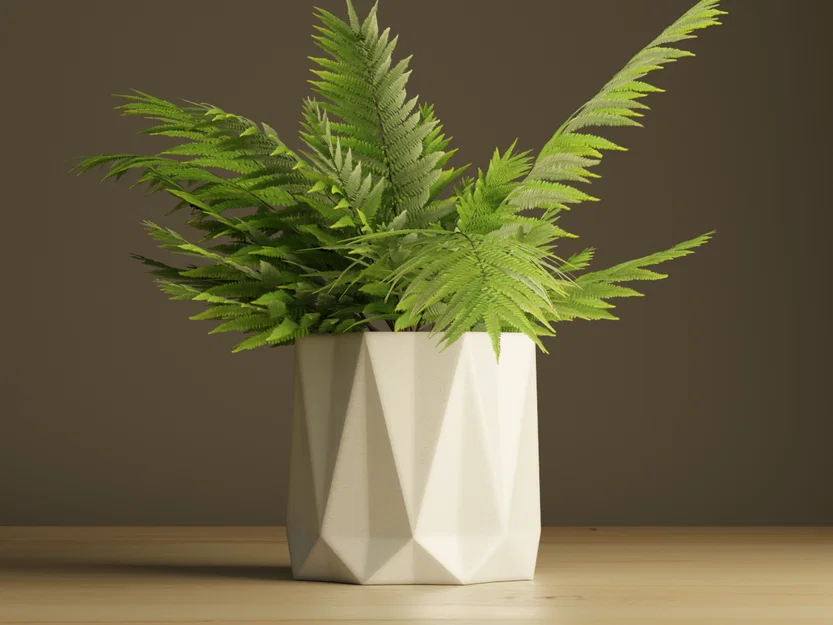 Chậu cây cảnh hình học 3D độc đáo cho không gian sống hiện đại - Image 1