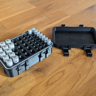 Hộp đựng pin AA/AAA chống nước bền bỉ (3D Printed Battery Case)