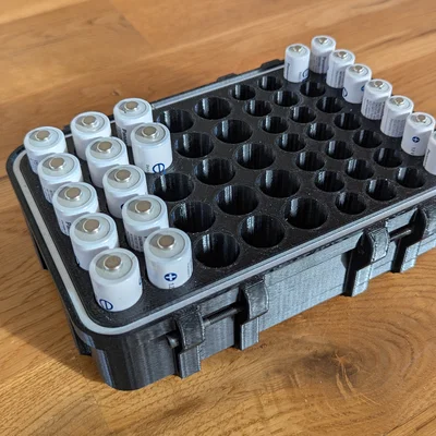 Hộp đựng pin AA/AAA chống nước bền bỉ (3D Printed Battery Case)