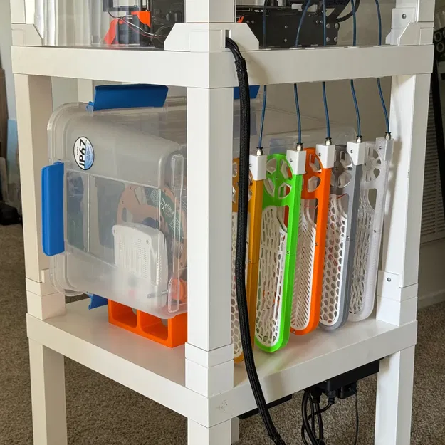 Bộ đệm nhựa Prusa MMU3 kết hợp hộp chống ẩm (Low-Friction Drybox) - Image 1